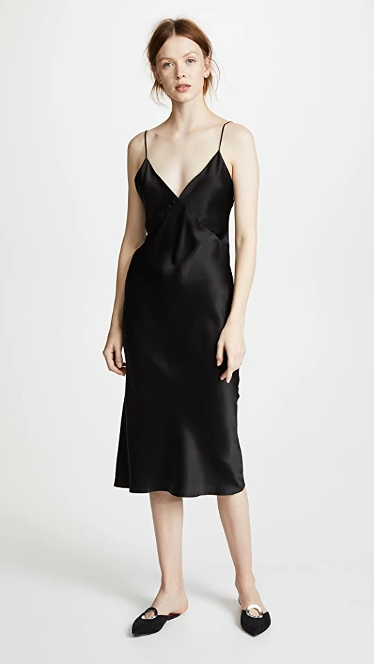 Budget π Olivia Von Halle Issa Jet Black Slip β 3 Budget π Olivia Von Halle Issa Jet Black Slip β