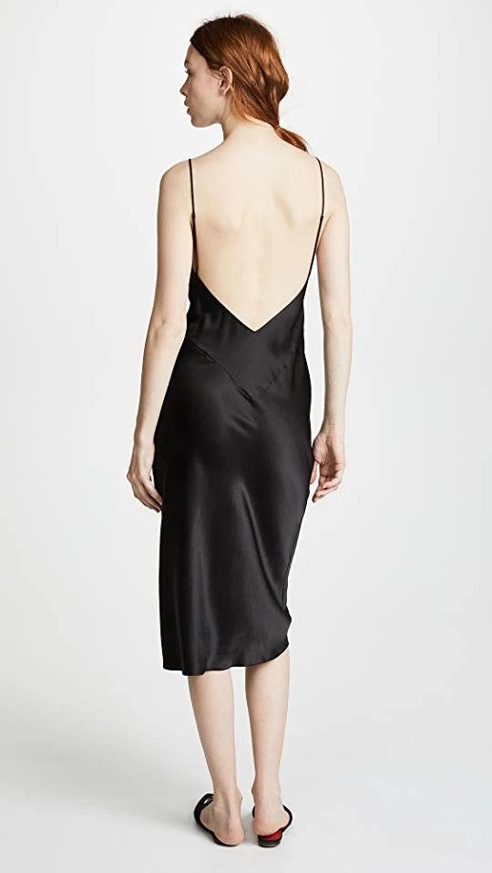 Budget π Olivia Von Halle Issa Jet Black Slip β 4 Budget π Olivia Von Halle Issa Jet Black Slip β - Image 2