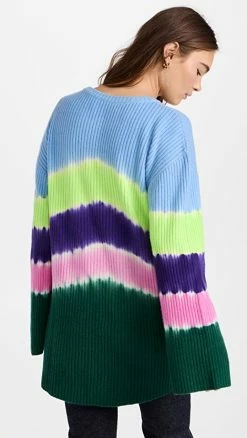 Best reviews of 🧨 Prabal Gurung Tie Dye Crewneck Sweater Jade Sky Multi 🎁 -DEMYLEE SHOP praba203121e41b 1665590103290 2 0. UX540 . QL90