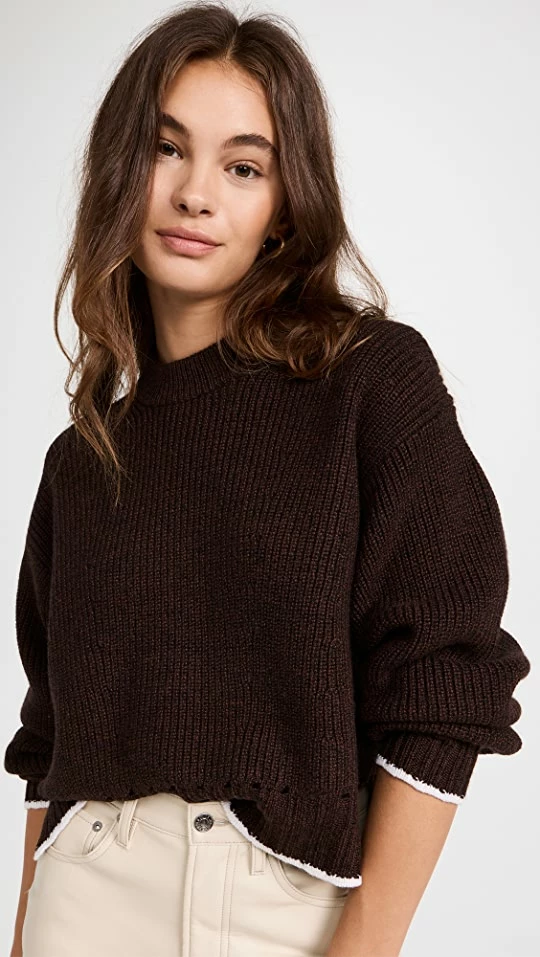 Deals π Proenza Schouler White Label Cashfeel Cutout Sweater Chocolate Moulinex/Cream 𧨠3 Deals π Proenza Schouler White Label Cashfeel Cutout Sweater Chocolate Moulinex/Cream π§¨
