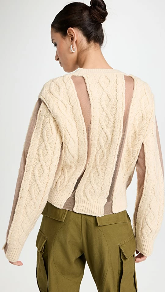 Best reviews of βοΈ PushBUTTON Ivory Cable Mesh Combi Crop Knit Pullover π₯° 3 Best reviews of βοΈ PushBUTTON Ivory Cable Mesh Combi Crop Knit Pullover π₯°