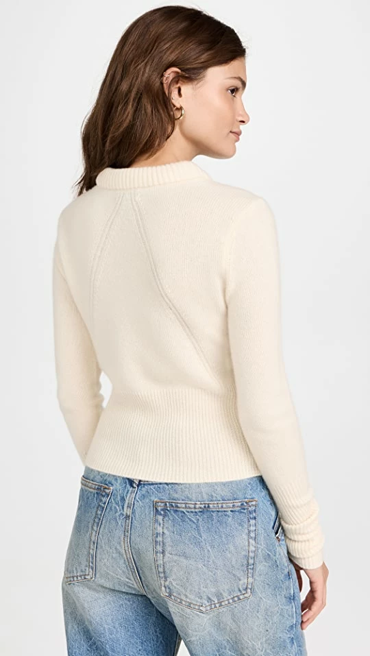 Brand new βοΈ Rag & Bone Pierce Slim Crew Neck Cashmere Sweater Ivory π 4 Brand new βοΈ Rag & Bone Pierce Slim Crew Neck Cashmere Sweater Ivory π - Image 2
