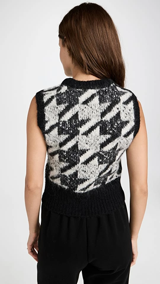 Best Sale ✔️ Rag & Bone Edith Vest Black Multi ❤️ 4 Best Sale ✔️ Rag & Bone Edith Vest Black Multi ❤️ - Image 2