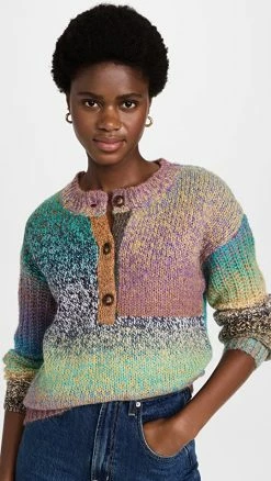 Outlet ❤️ Ramy Brook Xenia Pullover Sweater Multi 🌟