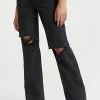 Best reviews of ✨ RE/DONE High Rise Rigid Loose Jean Washed Black With Rips 🎁