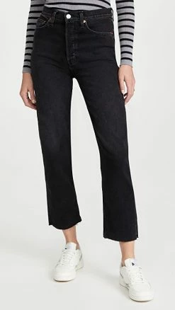 Budget 💯 RE/DONE 70S Stove Pipe Washed Noir 🛒