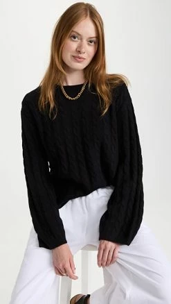 Cheapest 🛒 Sablyn Carey Cashmere Sweater Black 🌟