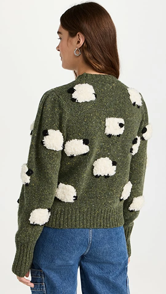 New π Sea Samira Sheep Knits Sweater Woodland 𧨠4 New π Sea Samira Sheep Knits Sweater Woodland 𧨠- Image 2