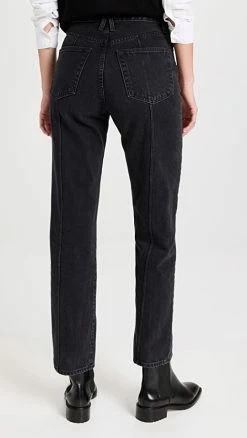 Discount 👍 SLVRLAKE London Pintuck 👖 Jeans Shadow Ridge 🌟 -DEMYLEE SHOP slvrl301481a787 1663868701258 2 0. UX540 . QL90