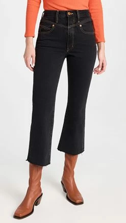 Cheap ⭐ SLVRLAKE Frankie Double Yoke 👖 Jeans Night Flight ❤️