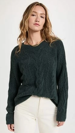 New 🥰 Splendid Christa Sweater Dark Pine ⌛