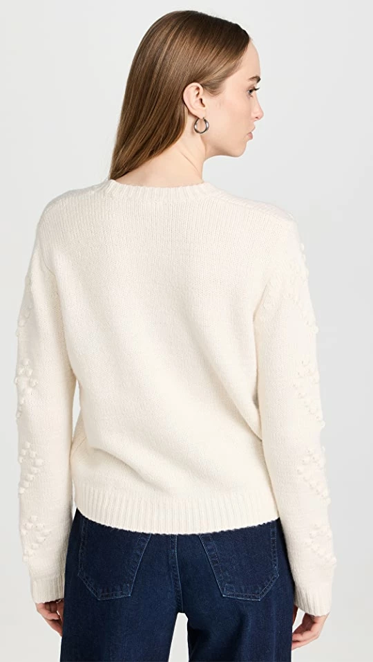 Brand new π Splendid Daphne Bobble Heart Sweater Marshmallow β¨ 4 Brand new π Splendid Daphne Bobble Heart Sweater Marshmallow β¨ - Image 2