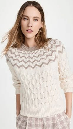 New 🔥 Splendid Fair Isle Sweater Toast Fairisle 🎁