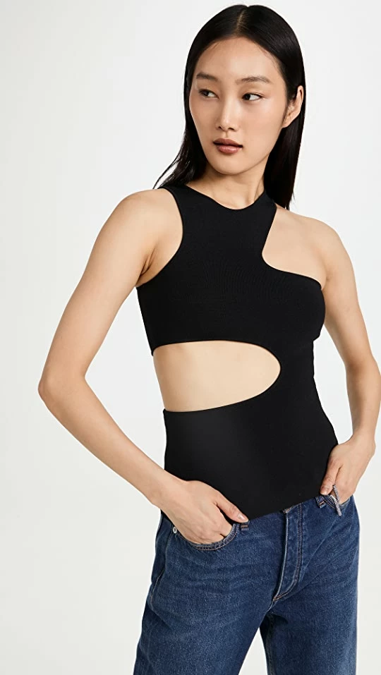 Budget π Stella McCartney Compact Knit Top Black 𧨠4 Budget π Stella McCartney Compact Knit Top Black 𧨠- Image 2