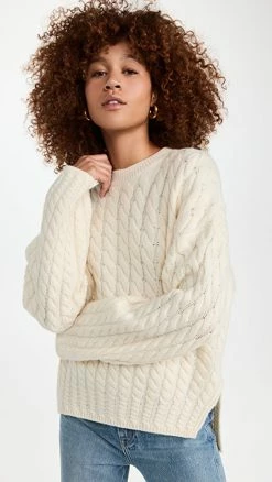 Wholesale 🔥 Theory Karenia Cable Ivory ✨