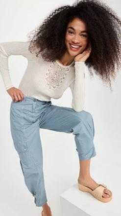 Buy 🛒 Ulla Johnson Elsie Pullover Ivory 💯