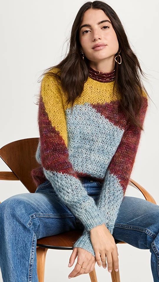 Best Sale π Ulla Johnson Maude Pullover Sweater Fjord π 3 Best Sale π Ulla Johnson Maude Pullover Sweater Fjord π