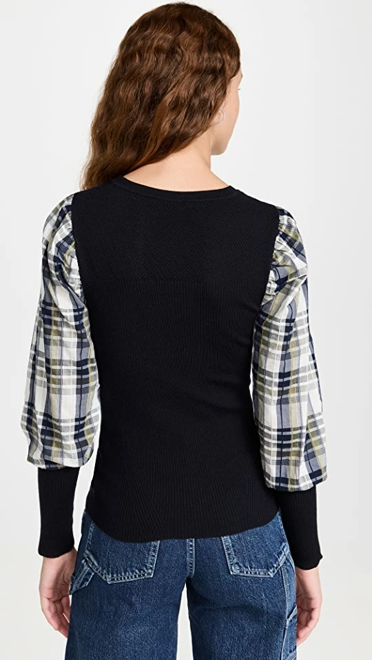 Best deal ⭐ Veronica Beard Leila Pullover Top Navy ✔️ 4 Best deal ⭐ Veronica Beard Leila Pullover Top Navy ✔️ - Image 2