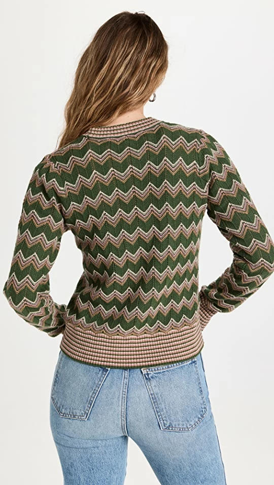 Top 10 π Veronica Beard Davignon Sweater Army Multi π 4 Top 10 π Veronica Beard Davignon Sweater Army Multi π - Image 2