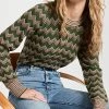 Top 10 😍 Veronica Beard Davignon Sweater Army Multi 🛒