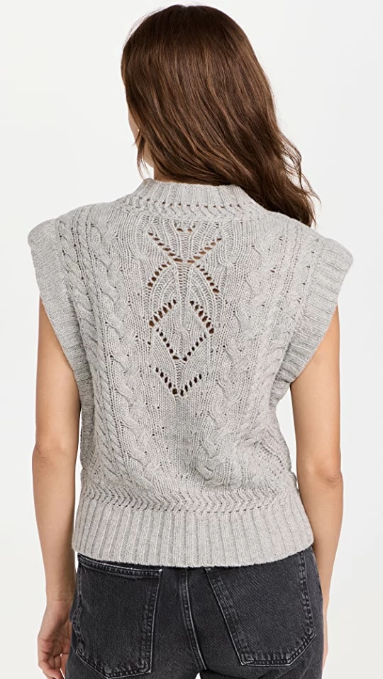 Best Sale π Veronica Beard Pinkett Vest Grey Melange βοΈ 4 Best Sale π Veronica Beard Pinkett Vest Grey Melange βοΈ - Image 2