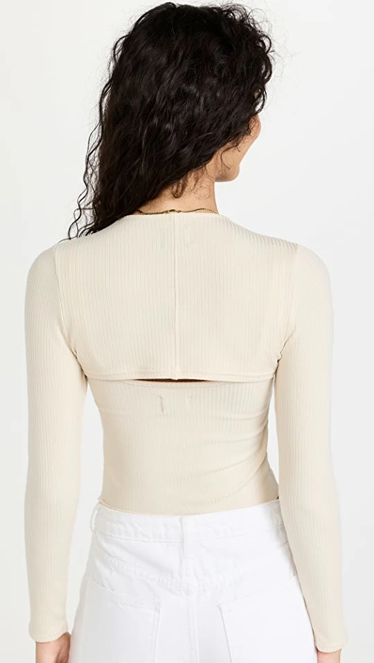 Buy β WSLY Rivington Long Sleeve Shrug Tee Sand π― 4 Buy β WSLY Rivington Long Sleeve Shrug Tee Sand π― - Image 2