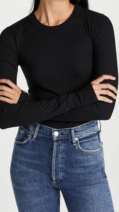 Top 10 👍 WSLY Rivington Long Sleeve Black 🎁